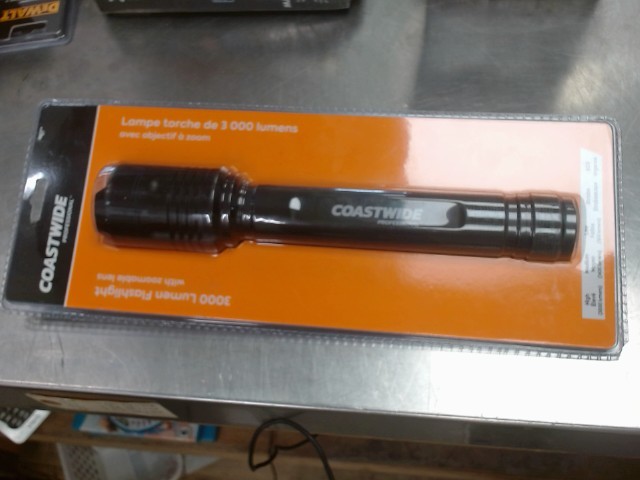 Flashlight coastwide 3000lumens neuf