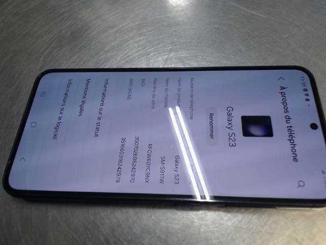 S23 128gb no case vitre graffign