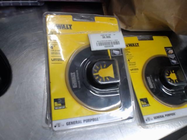 Lame oscillante dewalt 4'' neuve