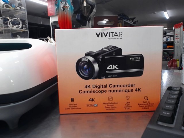 Camcorder 4k vivitar neuf en boite