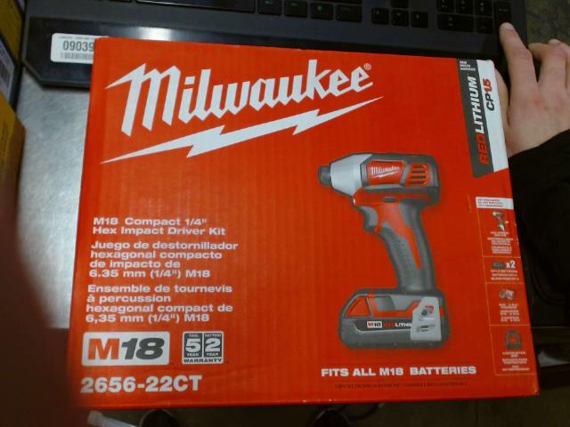 M18 compact 1/4 hex impact driver kit
