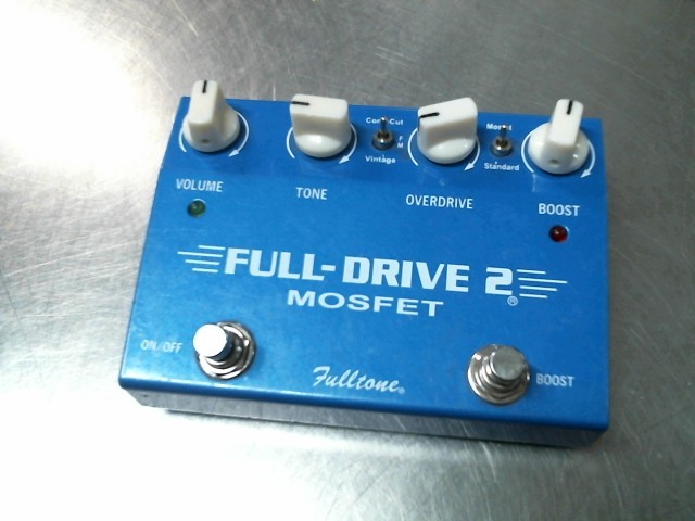 Drive pedal bleu