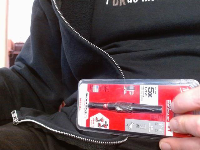 Impact step drill bit no1