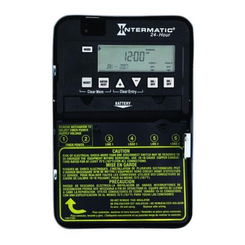 Minuterie electrique a 2 circuit 24h