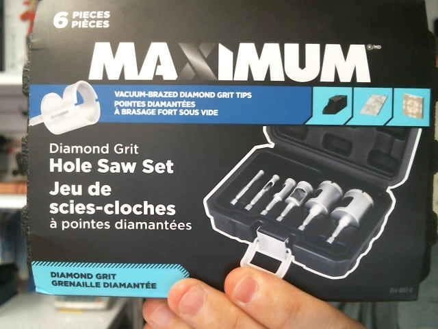 Jeu de scies cloches a pointe diamantees