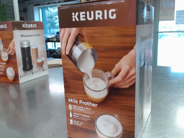 Milk frother keurig neuf