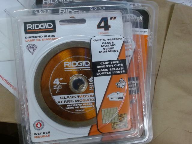 Diamond blade 4po 105mm 7/8 verre mosaic