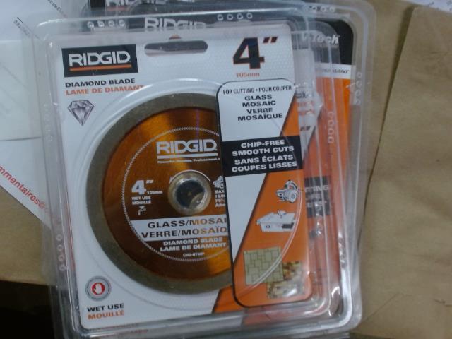 Diamond blade 4po 105mm 7/8 verre mosaic