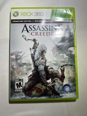 Jeu xbox 360 assassin's creed 3 signatur