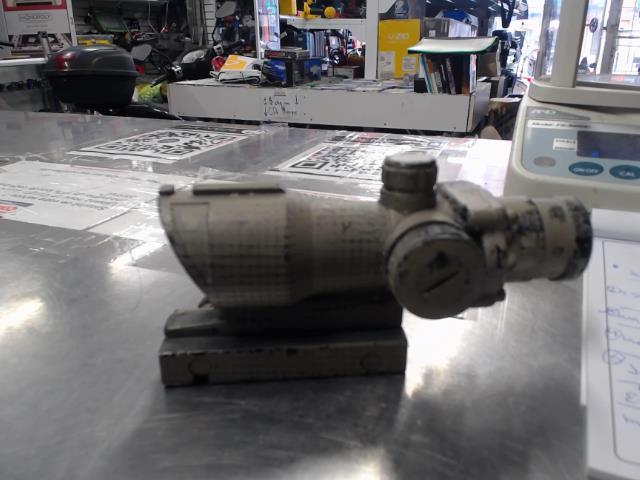 Rifle scope rail mounted painted