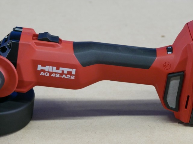 Hilti cordless brushless angle grinder