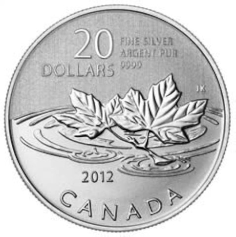 Piece canadienne argent 20$