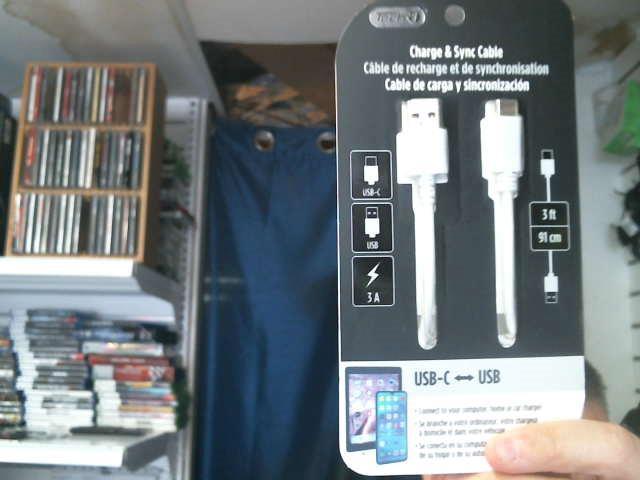 Cable de recharge usb-c 3 pieds