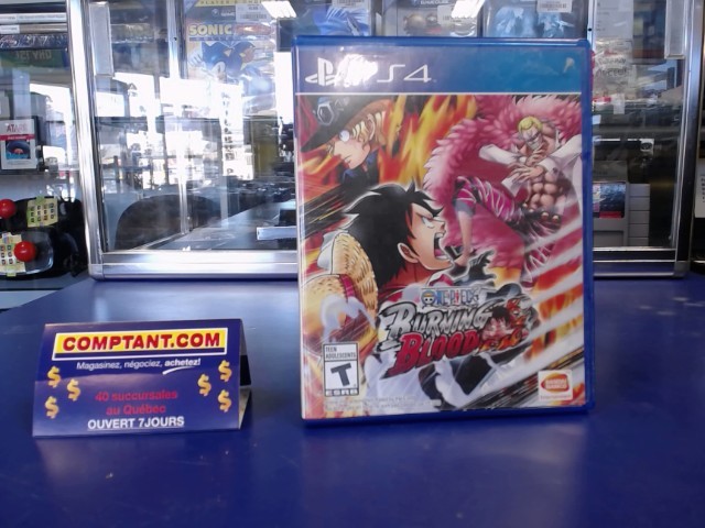 One piece burning blood