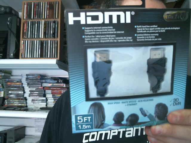 Fil hdmi 5 pieds
