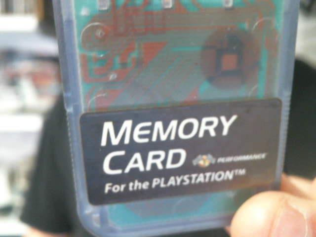 Carte memoire pour playstation 1