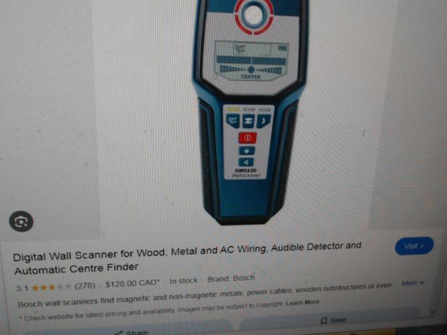 Bosch scanner