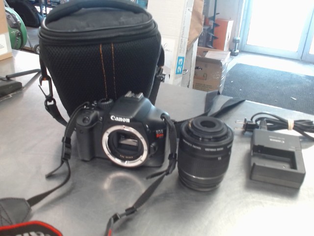 Camera canon rebel t2i+lens 18-55mm+etui