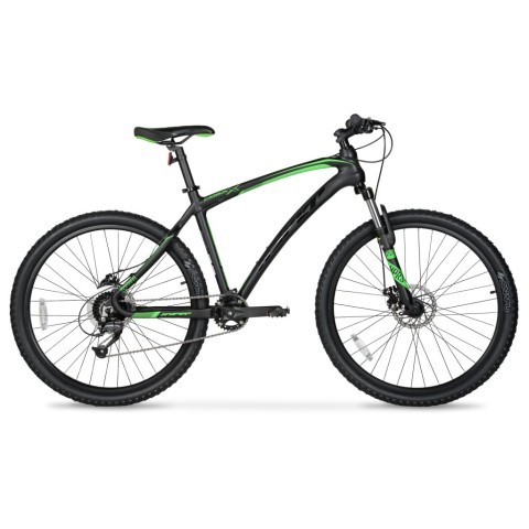 Velo de montage noir vert carbon