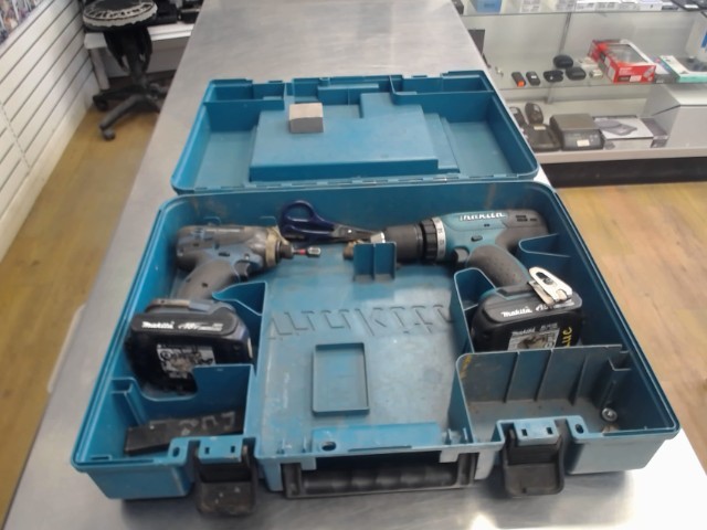 Kit drill et impact avec chargeur (luc)
