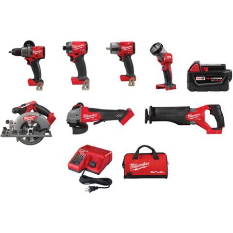 Enssemble de 7  outils m18 fuel