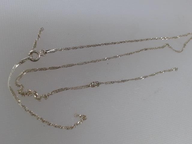 Chaine en argent  mince bris 1.5g