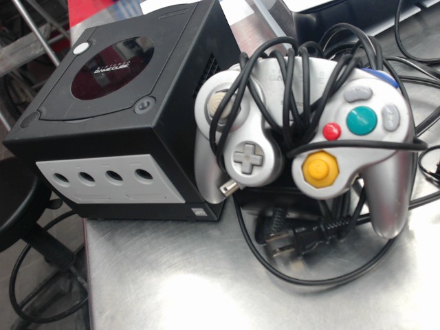 Gamecube noir sans fil a/v