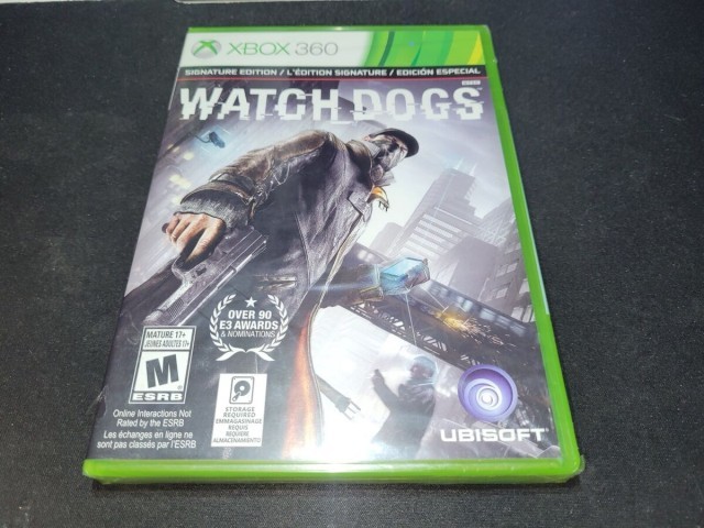 Watch dogs signature edition xbox 360