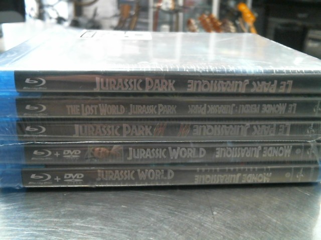 5 jurassic park sur bluray neuf