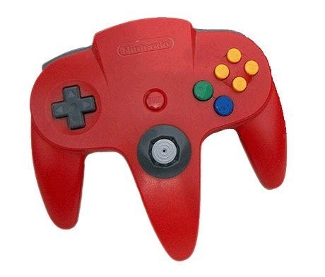 Manette nintendo 64 rouge