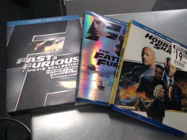 Lot de films les rapides et dangereux