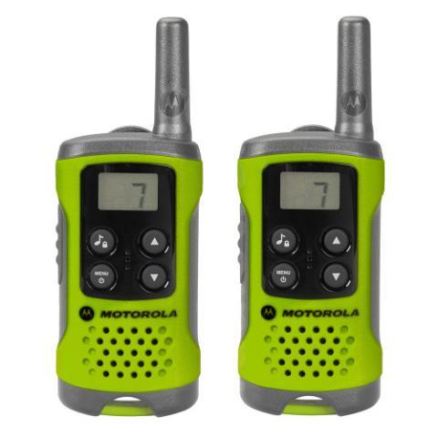 Pair de walkie talkie vert flash