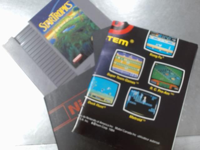 Startropics nes+poster nintendo