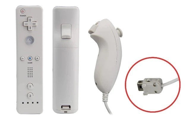 Wii remote avec nunchek sans le dos