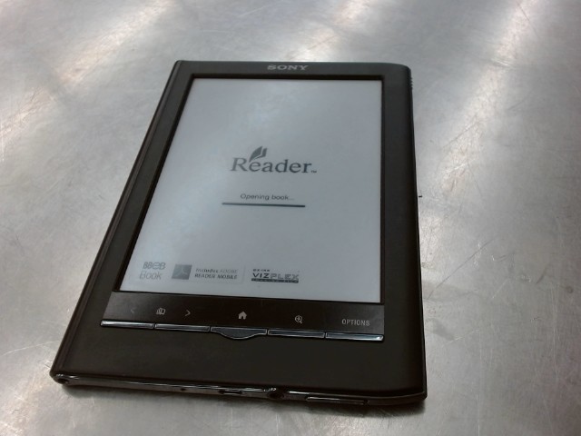 Digital book reader black with pencil
