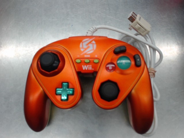 Manette samus orange jaune wii u