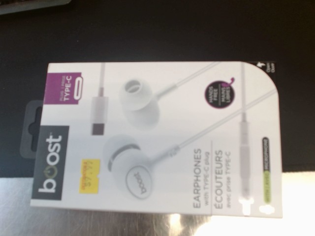 Wired type c headphones
