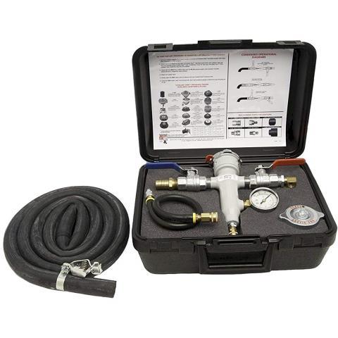 Arctic fox coolant dam pressure tester