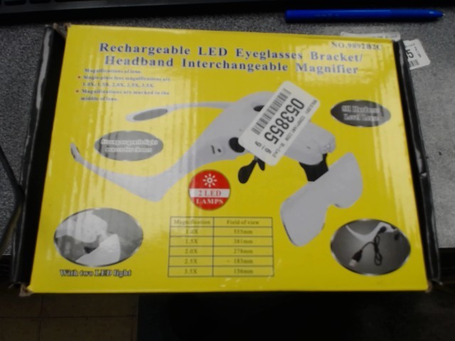 Rechargeble ;ed eyeglasses