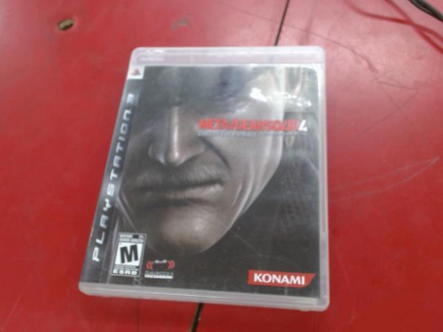 Metal gear solid 4