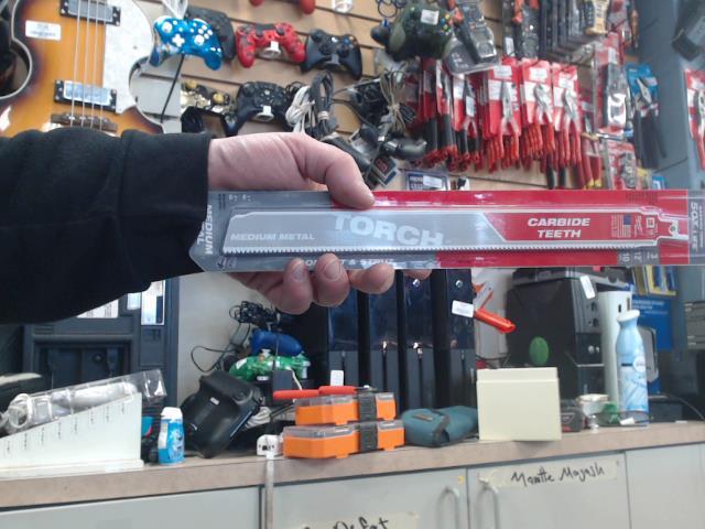 12in carbide metal blade pk