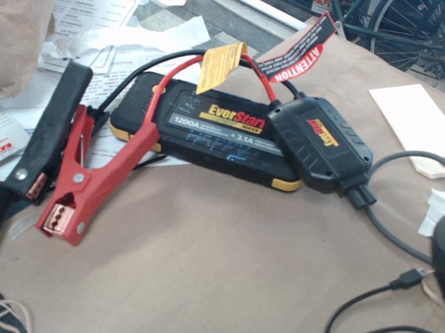 Jump starter+clam