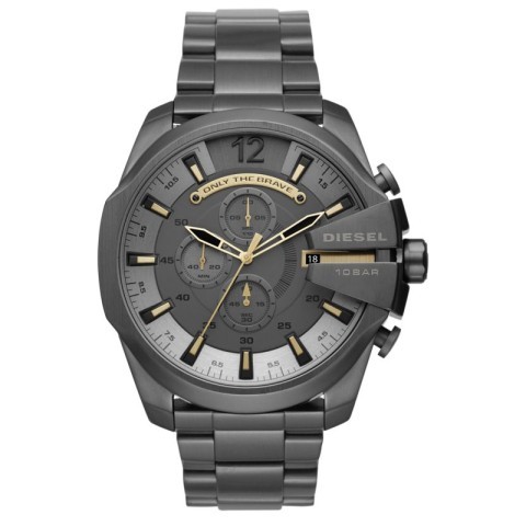 Montre diesel grey and gold