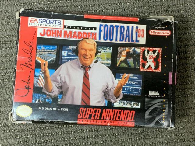 John madden football 93
