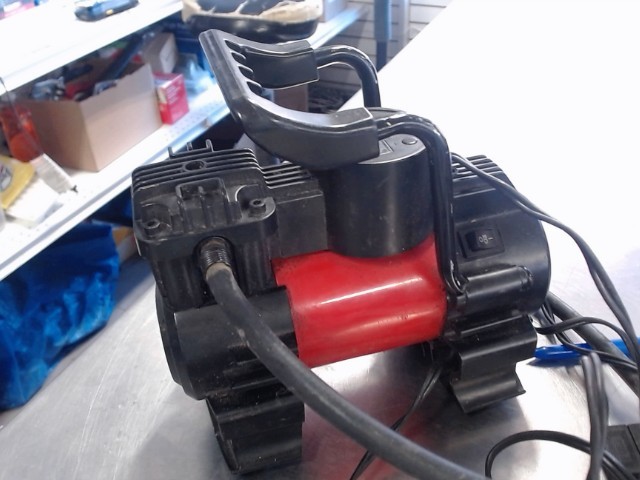 Car tire pump and flashlight