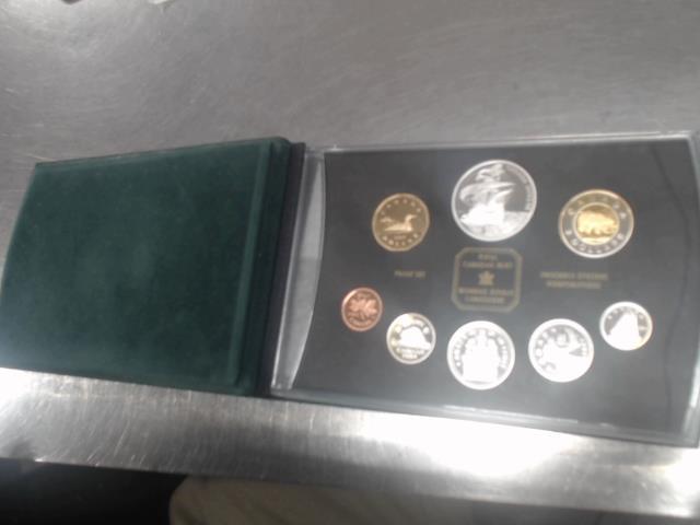 Candian proof set silver 2004