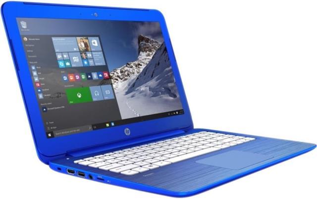Laptop stream bleu