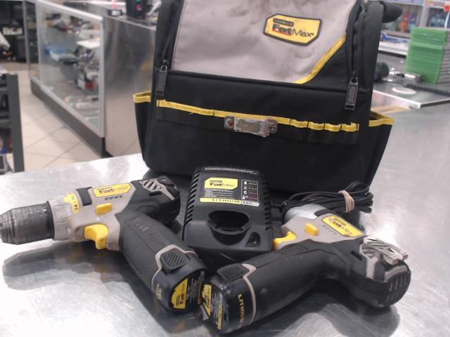 Kit drill impact 2 batt et charg