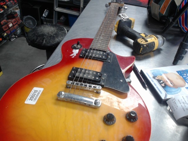 Guitare de replique lespor orange