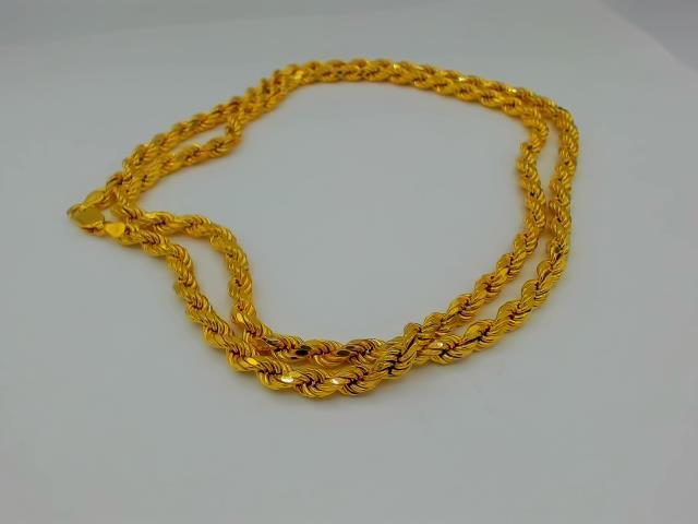 CHAINE TORSADE EN OR 10KT